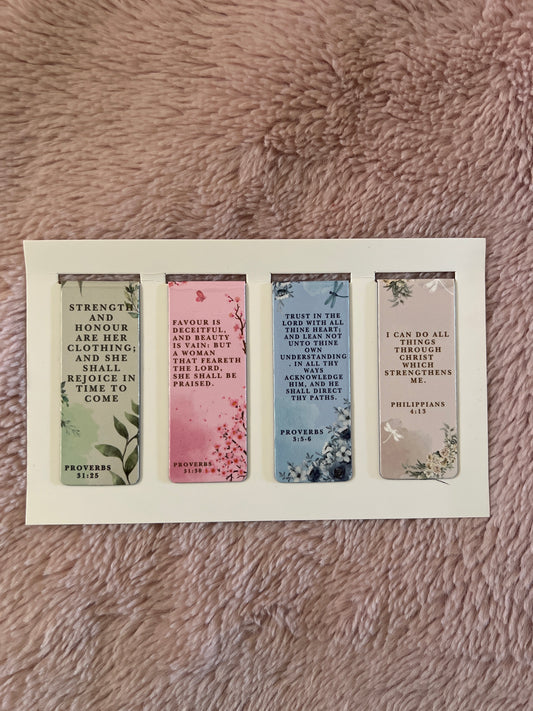 Magnetic Verse Bookmarks